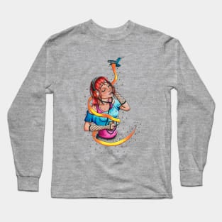 Retro 80's Teenager (PB) Long Sleeve T-Shirt